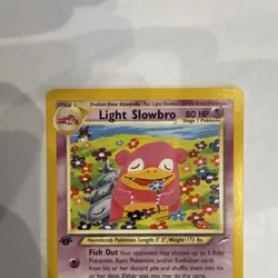 Pokemon Light Slowbro Neo Destiny 51/105 1st Edition 80 HP Uncommon Stage 1 2000 - Image 2