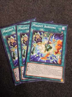 Yugioh! 3x Magnet Bonding BPRO-EN053 Common 1st Ed NM - Image 1