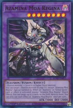 x1 Azamina Moa Regina - ROTA-EN033 - Ultra Rare - 1st Edition Yu-Gi-Oh! M/NM - Image 1