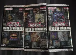 Yu-Gi-Oh! TCG Maze of Muertos all art 3 pack set - Image 1
