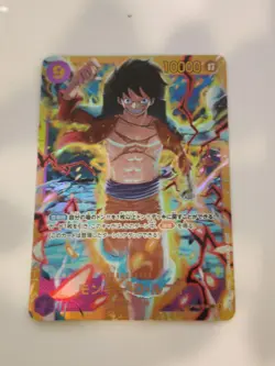 Monkey D Luffy OP09-119 SEC Full Art Holo Foil Japanese One Piece TCG NM - Image 1