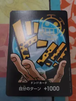 DON !! Card (Trafalger D. Water Law) ONE PIECE Card The Best PRB-01 Japanese - Image 1
