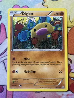 Diglett 38/83 Common Generations Pokemon Card LP - Image 1