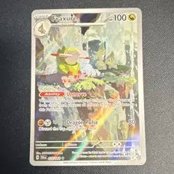 Pokemon TCG Fraxure 077/064 Illustration Rare Holo Card Sv: Shrouded Fable - Image 1