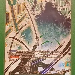 One Piece Foil Manga Rare Event Card Roronoa Zoro Demon Aura Asura OP12-037 - Image 4