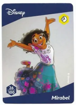 Mirabel 26/100 Woolworths Disney Wonders Trading Card - NM - Image 1