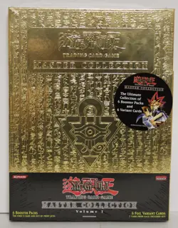 YuGiOh Master Collection Volume 1 Sealed Box Set 6 Booster Packs 6 Variant Cards 53334389679 - Image 1