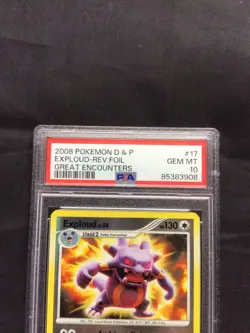 Pokemon Cards: Great Encounters Reverse Holo: Exploud 17/106 PSA 10 - Image 3