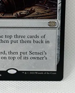 Magic: The Gathering Artifact Sensei's Divining Top Regular NM Double Masters - Image 5