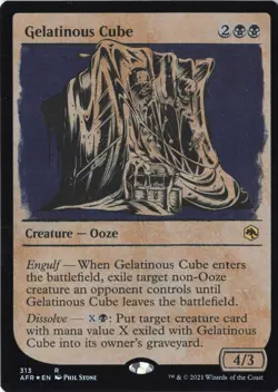 Gelatinous Cube (Showcase) R Adventures in the Forgotten Realms 313 LP Foil - Image 1