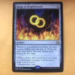 MTG Rings of Brighthearth - NM - Commander Legends - Image 1