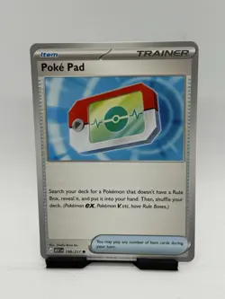 TRAINER - Poke Pad (198/217) ~ Mint/NM Ascended Heroes 2026 Non-Holo Pokemon TCG - Image 1