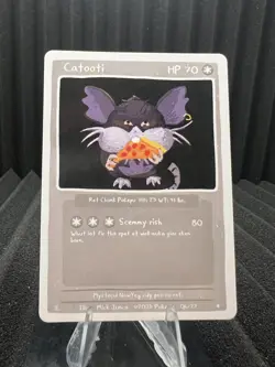 Raticate (Catooti) 6/77 - PokePu V2 Fan Art - Pokemon NM - Image 1