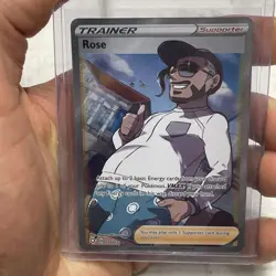 Rose 071/072 - Shining Fates Full Art Trainer Holo Pokemon Card Near Mint NM/MT - Image 1