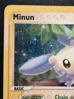 Minun 7/97 EX Dragon Pokemon Card Holo Foil Rare HP - Image 3