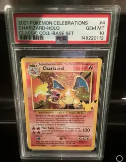 2021 pokemon celebrations charizard psa 10 - Image 1