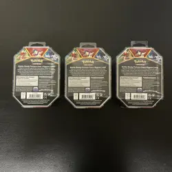 Pokemon TCG: Divergent Powers Tins Set of 3 Sealed: Decidueye Samurot Typhlosion - Image 2