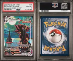 2021 Pokemon Umbreon VMAX Evolving Skies Secret 215/203 PSA 10 - Image 3