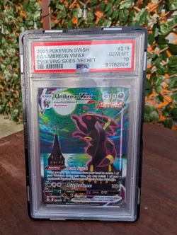 2021 Pokemon Umbreon VMAX Evolving Skies Secret 215/203 PSA 10 - Image 4