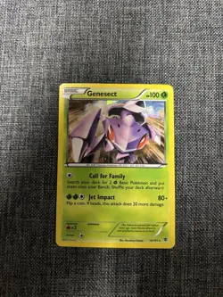 Pokemon Plasma Blast Cracked Ice Holo Rare Genesect 10/101 - - Image 1