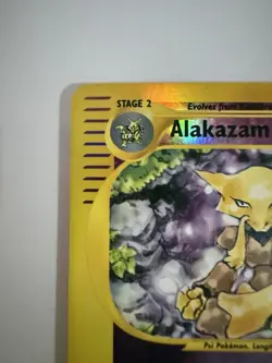 Pokemon Vintage Expedition Alakazam Reverse Holo 1/165 LP/NM - Image 5