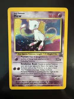 Pokemon TCG Mew Black Star Promo Holo 9 NM - Image 1