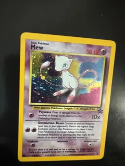 Pokemon TCG Mew Black Star Promo Holo 9 NM - Image 3