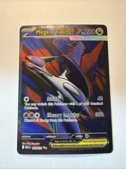 Mega Latias EX 163/132 Pokemon Mega Evolution Full Art Ultra Rare 2025 - Image 1