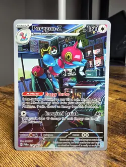 Porygon-Z 214/182 Illustration Rare Paradox Rift Holo Pokemon TCG NM - Image 1
