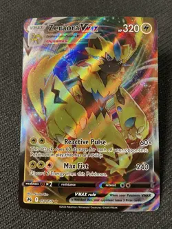 Pokemon TCG, Zeraora VMAX, Crown Zenith 054/159, Holo Ultra Rare, Full Art, NM - Image 3
