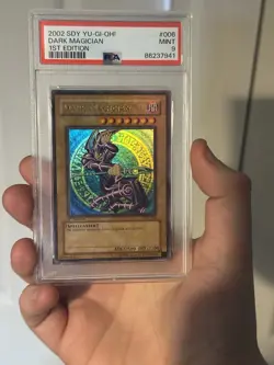Yu-Gi-Oh! TCG Dark Magician Yugi SDY-006 1st Edition Ultra Rare PSA 9 Mint - Image 1