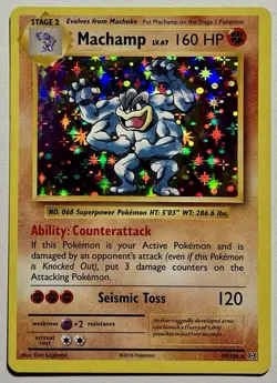 Machamp 39/108 (LP) Holo Rare XY Series: Evolutions 2016 Pokemon Card TCG - Image 1