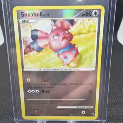 Pokemon TCG Cards Snubbull 84/106 Great Encounters Reverse Holo LP - Image 1
