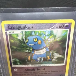 Croagunk 78/123 Mysterious Treasures Reverse Holo Pokemon TCG Card - Image 2