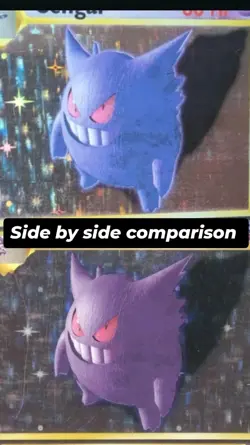 Gengar Holo INSUFFICIENT INK ERROR 5/62 Fossil Pokemon Card 1999 WOTC PSA TCG - Image 3