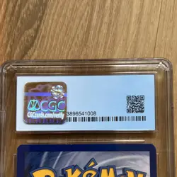 Raichu 14/62 Fossil Unlimited Holo Rare CGC 8 Pokemon Card 1999 - Image 4
