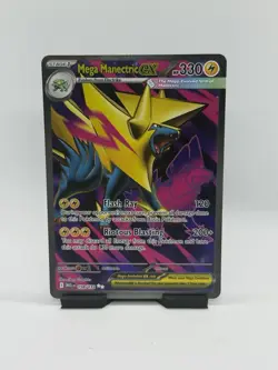Mega Manectric ex Ultra Rare 158/132 Mega Evolution Pokemon TCG Near Mint Card - Image 1