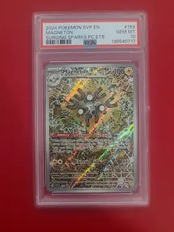 Magneton 159 Pokemon Center Exclusive Surging Sparks Promo Card PSA 10 - Image 1
