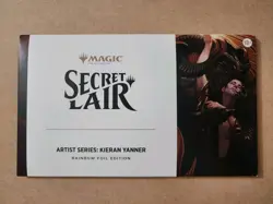 MTG Secret Lair Artist Series: KIERAN YANNER (Rainbow Foil) - NEW & SEALED - Image 2