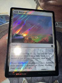 Ash Barrens NM Surge Foil #60 - MTG Commander Teenage Mutant Ninja Turtles - Image 1