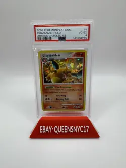 Pokemon Charizard (2009) Misc Cards 001/099 Cracked Ice Holo PSA 4 - Image 1