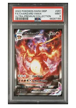 Pokemon TCG Charizard VMAX SWSH261 Sword & Shield Promo Holo Ultra-Premium PSA 9 - Image 1