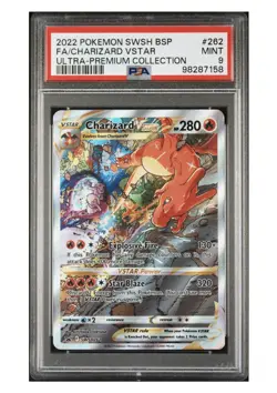 Pokemon TCG Charizard VSTAR SWSH262 Promo Holo Ultra-Premium PSA 9 2022 - Image 1
