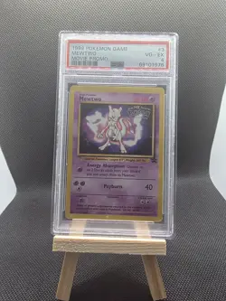 1999 Pokemon Game Movie Promo #3 Mewtwo PSA 4 - Image 1