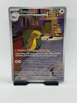 Gumshoos 153/132 Me01: Mega Evolution Illustration Rare Holo 100 HP Pokemon TCG - Image 1