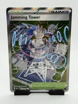 Pokemon TCG Jamming Tower 261/217 ME03 Ascended Heroes Holo Hyper Rare Trainer - Image 1