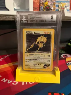 Pokemon TCG 2000 Gym Challenge 1st Edition Rocket's Zapdos BGS 9 MINT - Image 1
