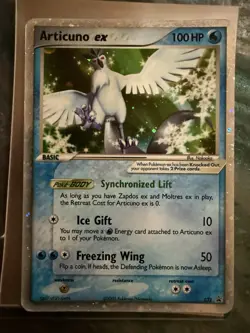 Pokemon Articuno ex Zapdos ex Moltres ex Basic Holo Lot 2005 TCG Nintendo - Image 1