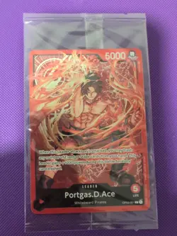 One Piece Portgas D Ace OP03-001 - Leader SEALED PROMO Special Goods Set - Image 1