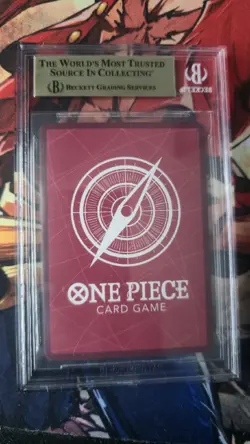 One Piece Monkey D. Luffy Super Pre Release ST01-001 Leader BGS 9.5 (First Ed) - Image 2
